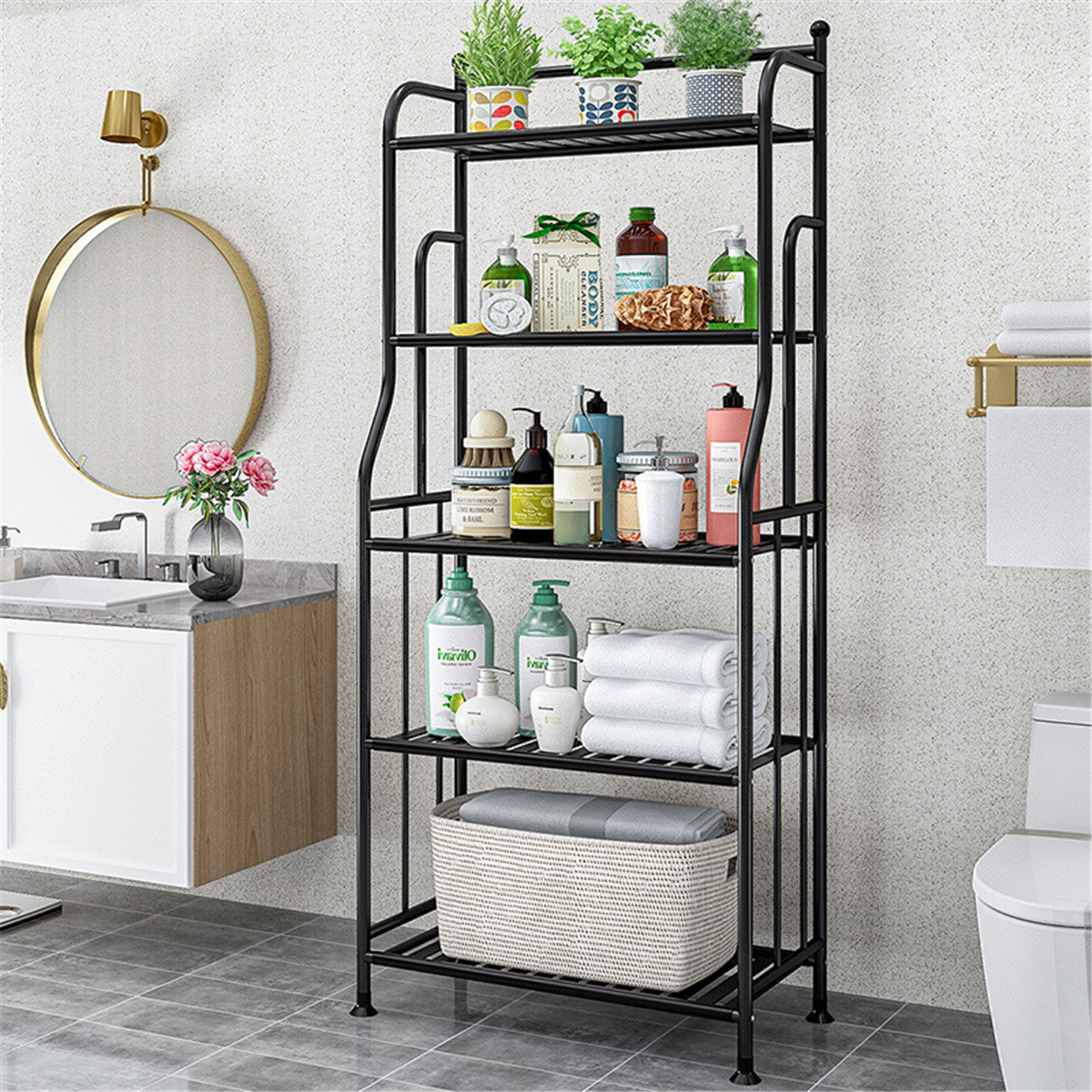 Bathroom Standing Shelf Unit