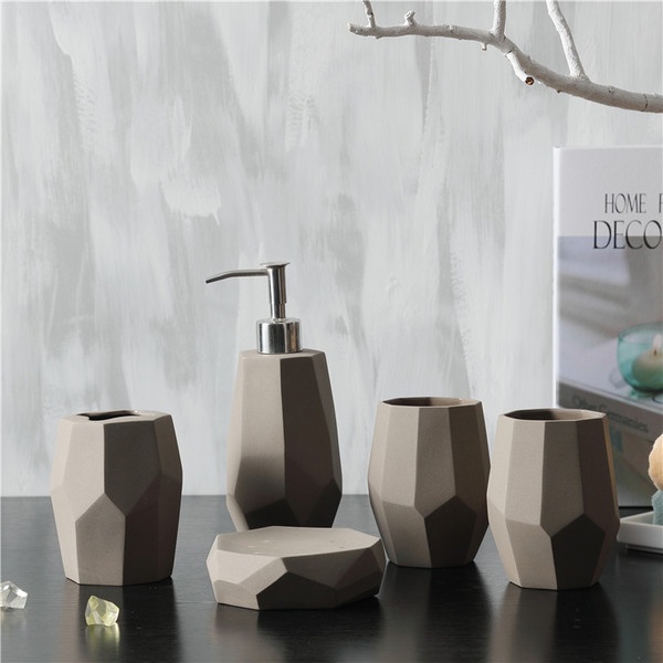Bathroom Accessories Set Modern