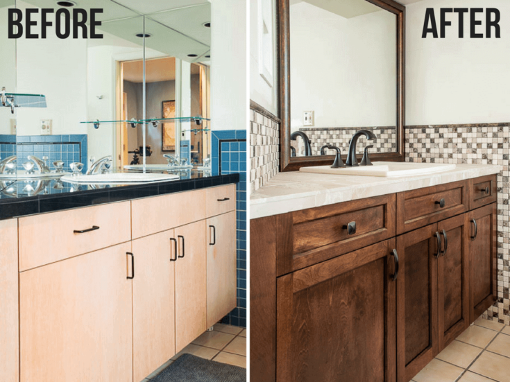 Bathroom Cabinet Makeovers