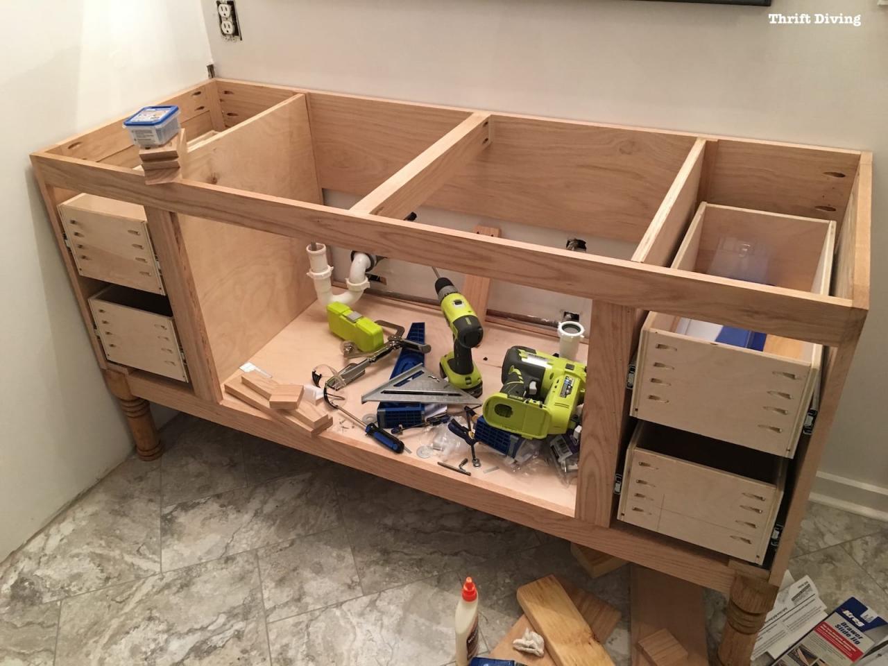 Build A Bathroom Cabinet