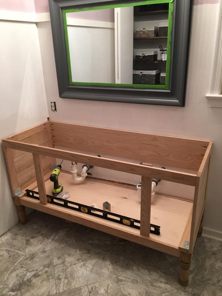 Building A Bathroom Vanity From Scratch