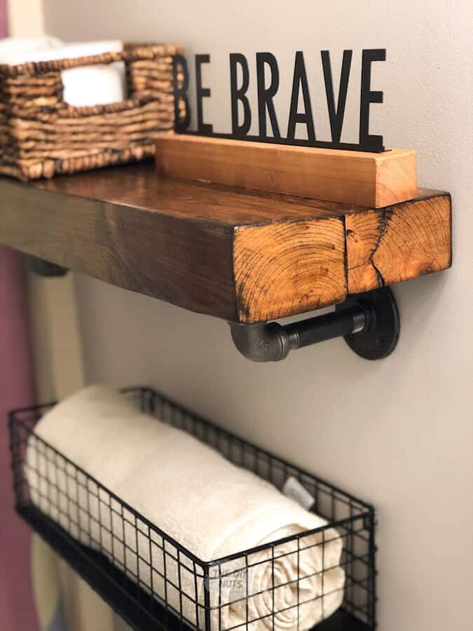 Rustic Bathroom Storage Ideas