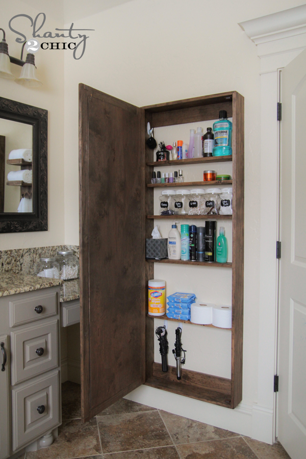 DIY Bathroom Storage Box