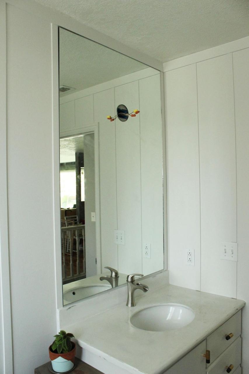 Bathroom Mirror Mounting