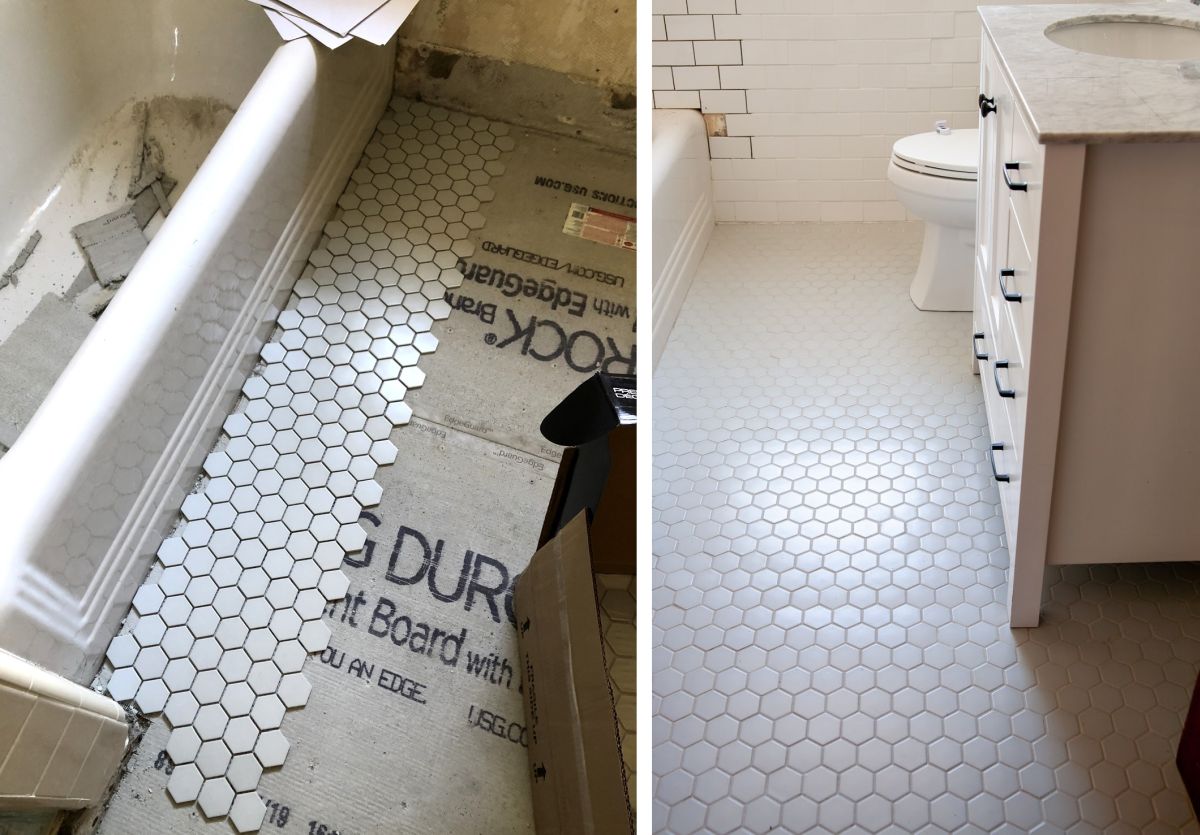 Easy Bathroom Tile Installation