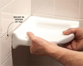 How to Install Bathroom Corner Shelf