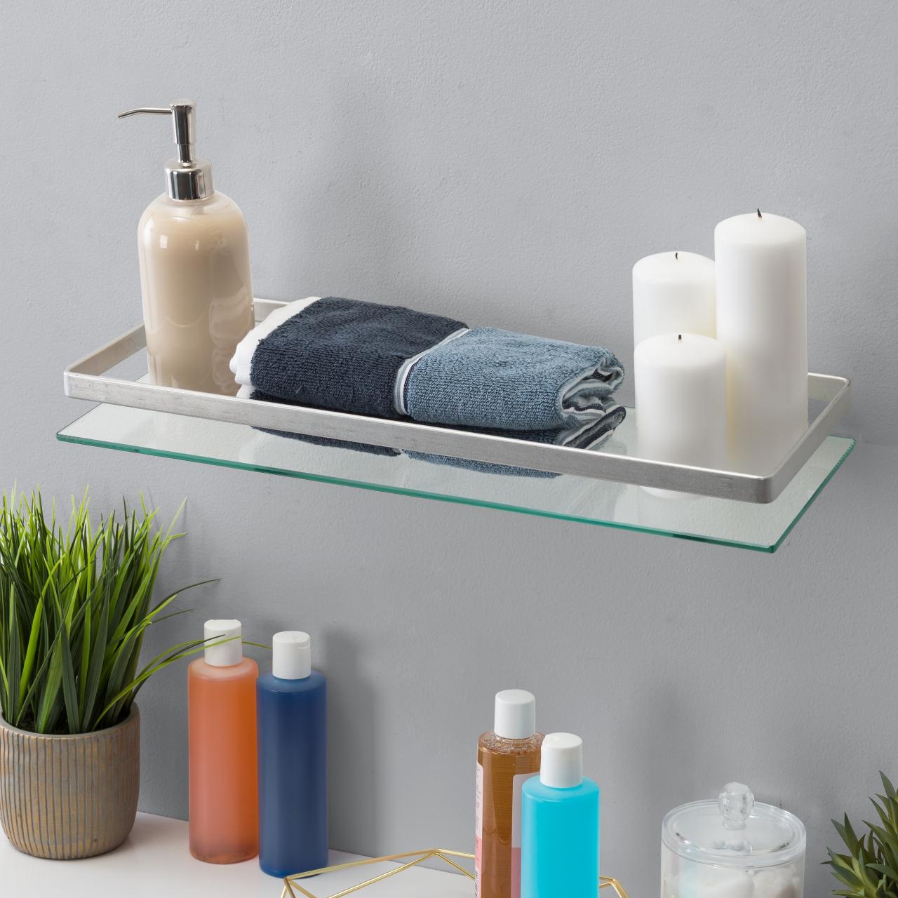 Bathroom Shelf Wall Glass