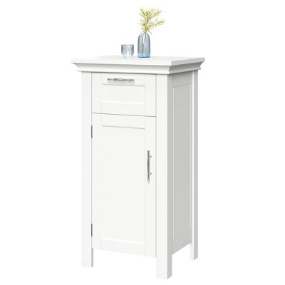 Small White Bathroom Storage Cabinet