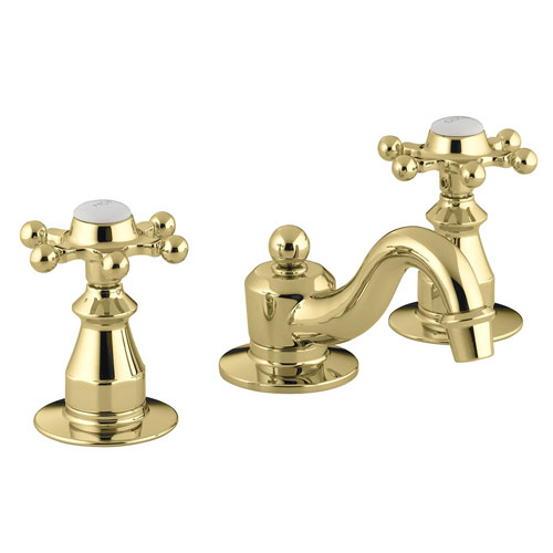 Antique Polished Brass Bathroom Faucets