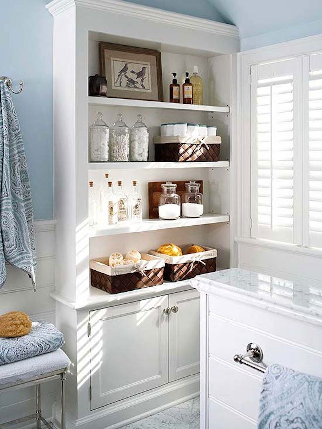 Bathroom Open Shelf Unit