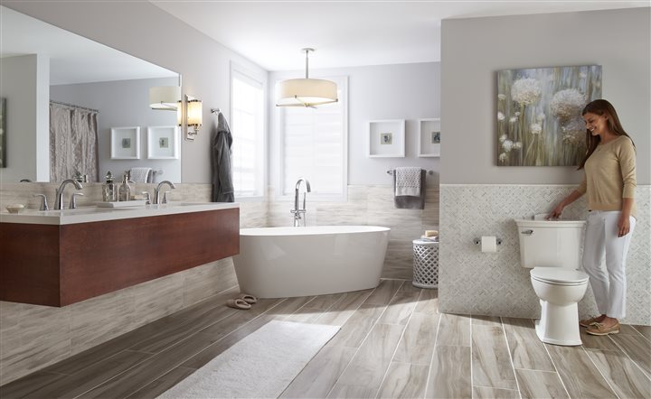 Self Cleaning Bathroom Tiles
