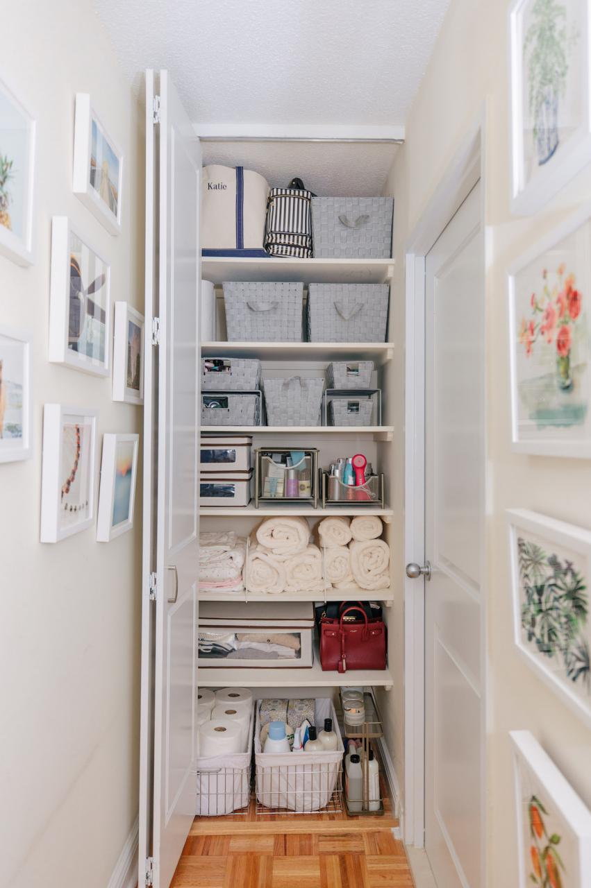 Bathroom Storage Closet