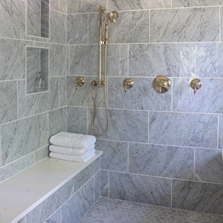 Bathroom Tile Floor And Shower