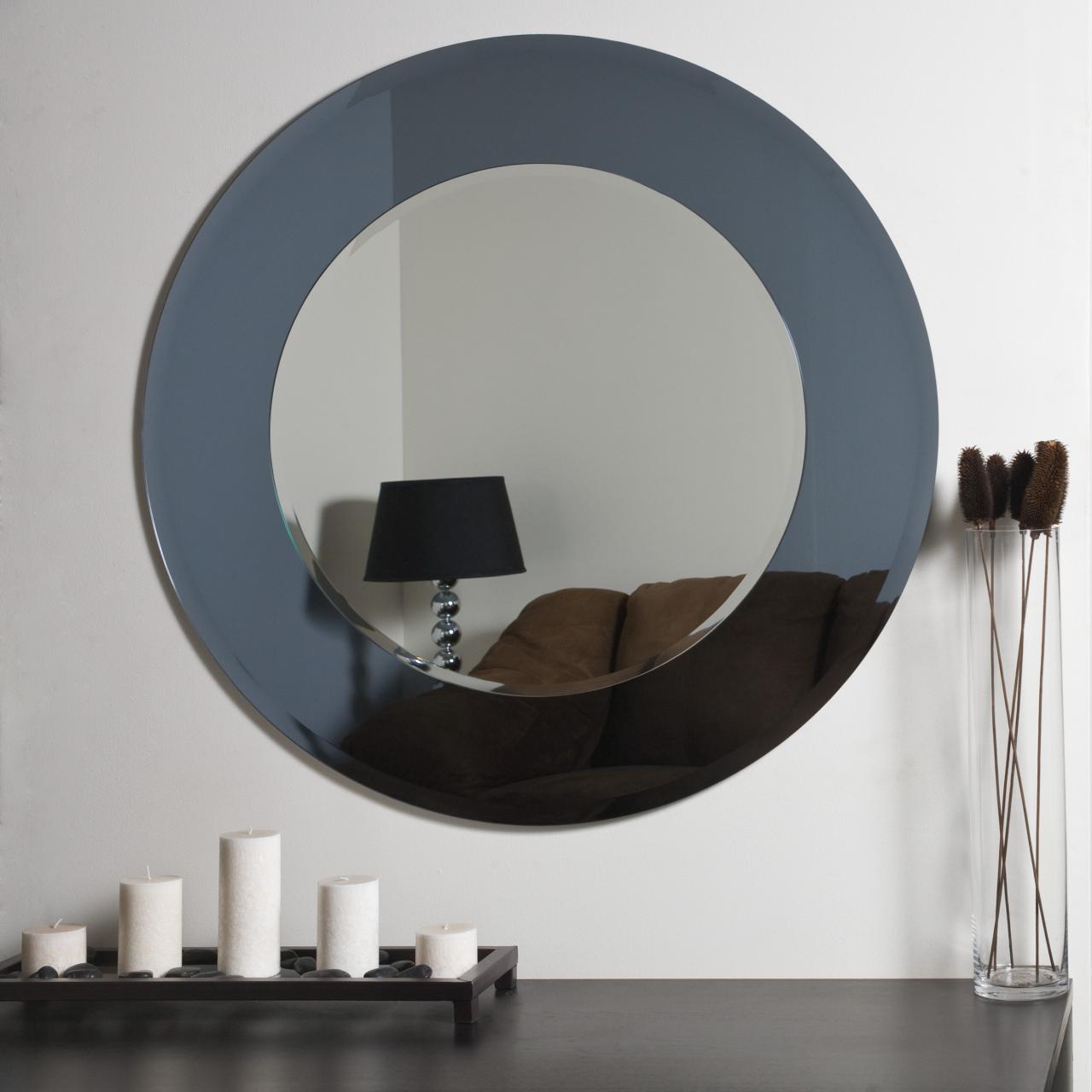 Camilla Round Modern Bathroom Mirror