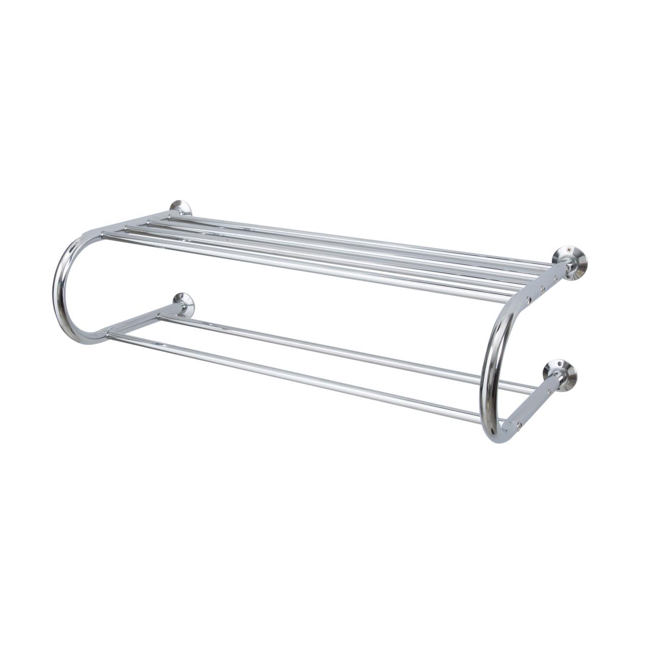 Bathroom Towel Shelf Chrome