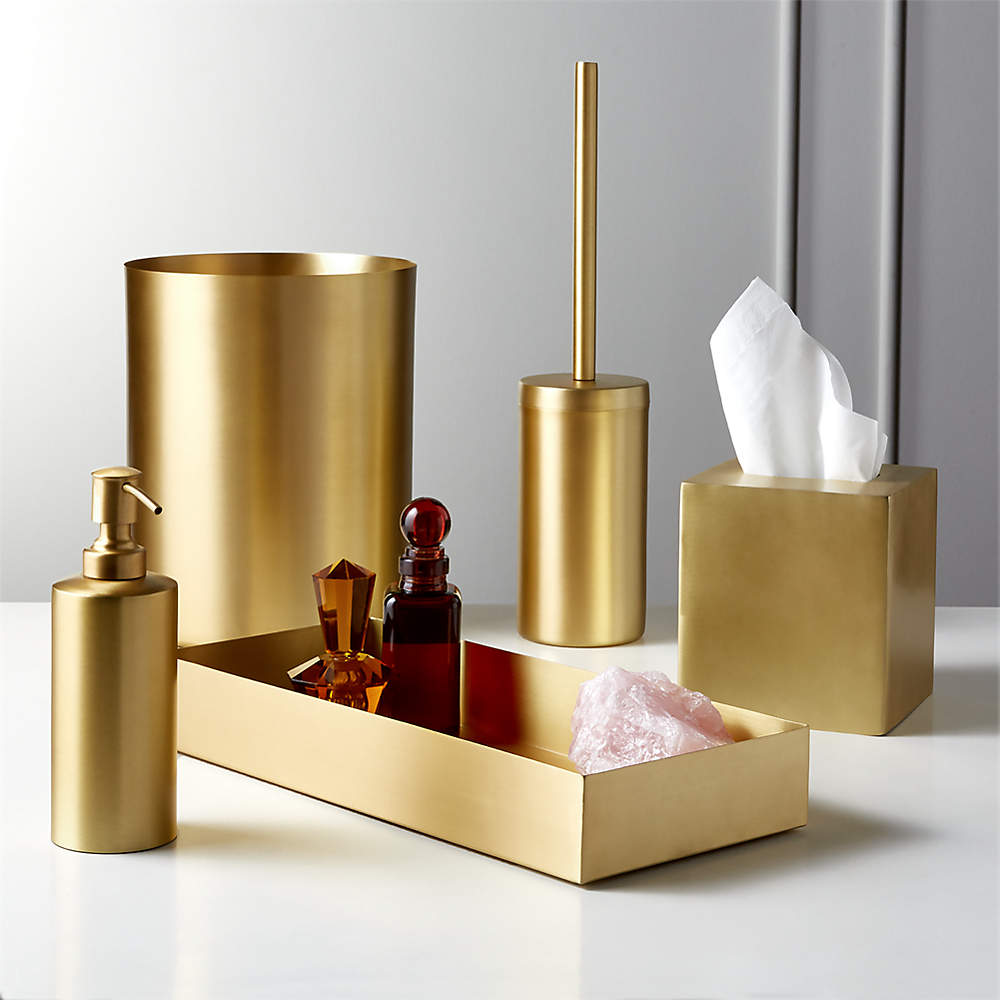 Brushed Gold Bathroom Accessories