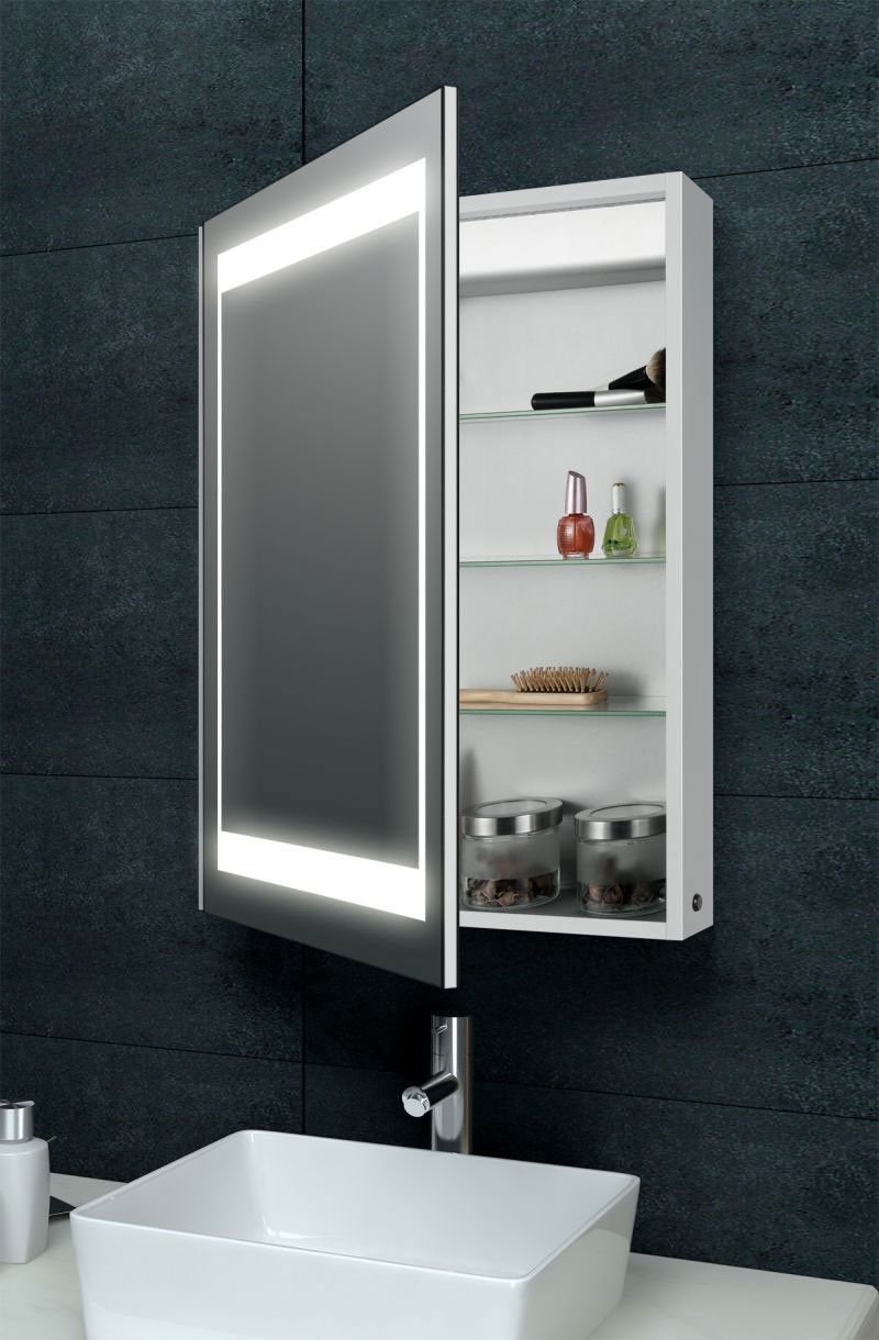 Bathroom Mirror With Storage And Light