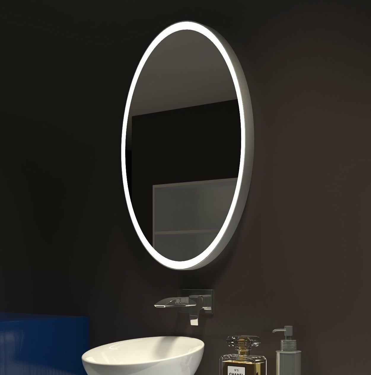 Oval Led Bathroom Mirrors