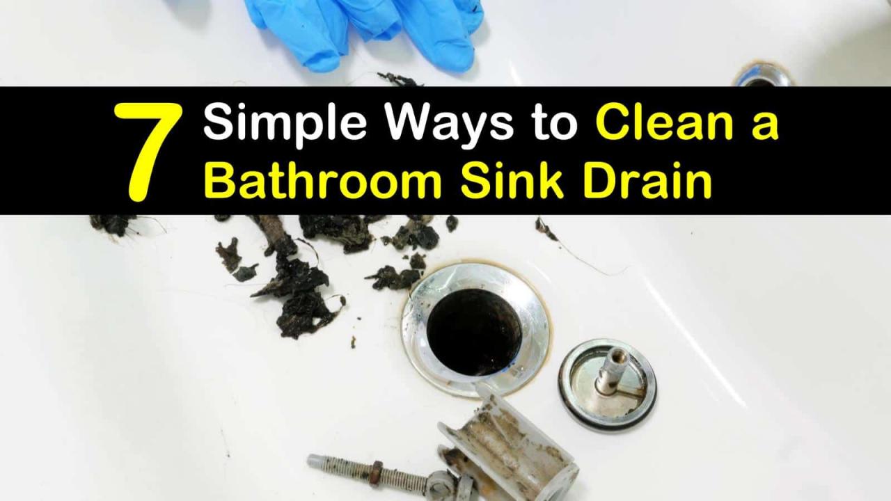 Best Way To Clean Bathroom Sink Drain