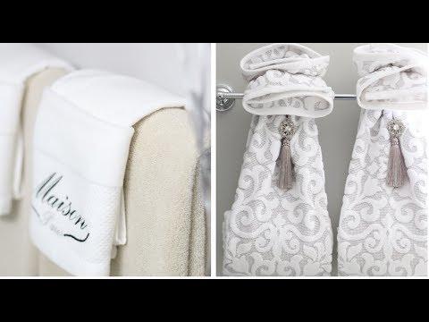 How to Make Decorative Bathroom Towels