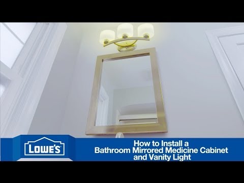 How To Install Bathroom Mirror Light