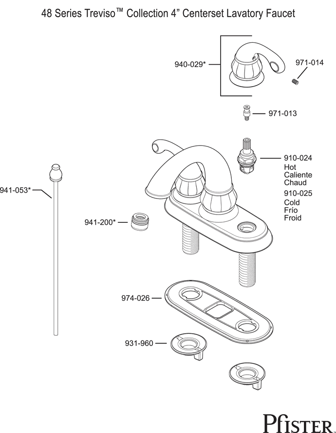 Price Pfister Bathroom Faucet Replacement Parts