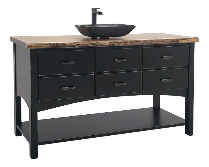 60″ Bathroom Vanity Without Top