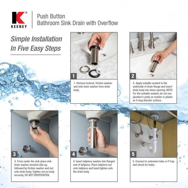 Installing Bathroom Sink Drain With Overflow