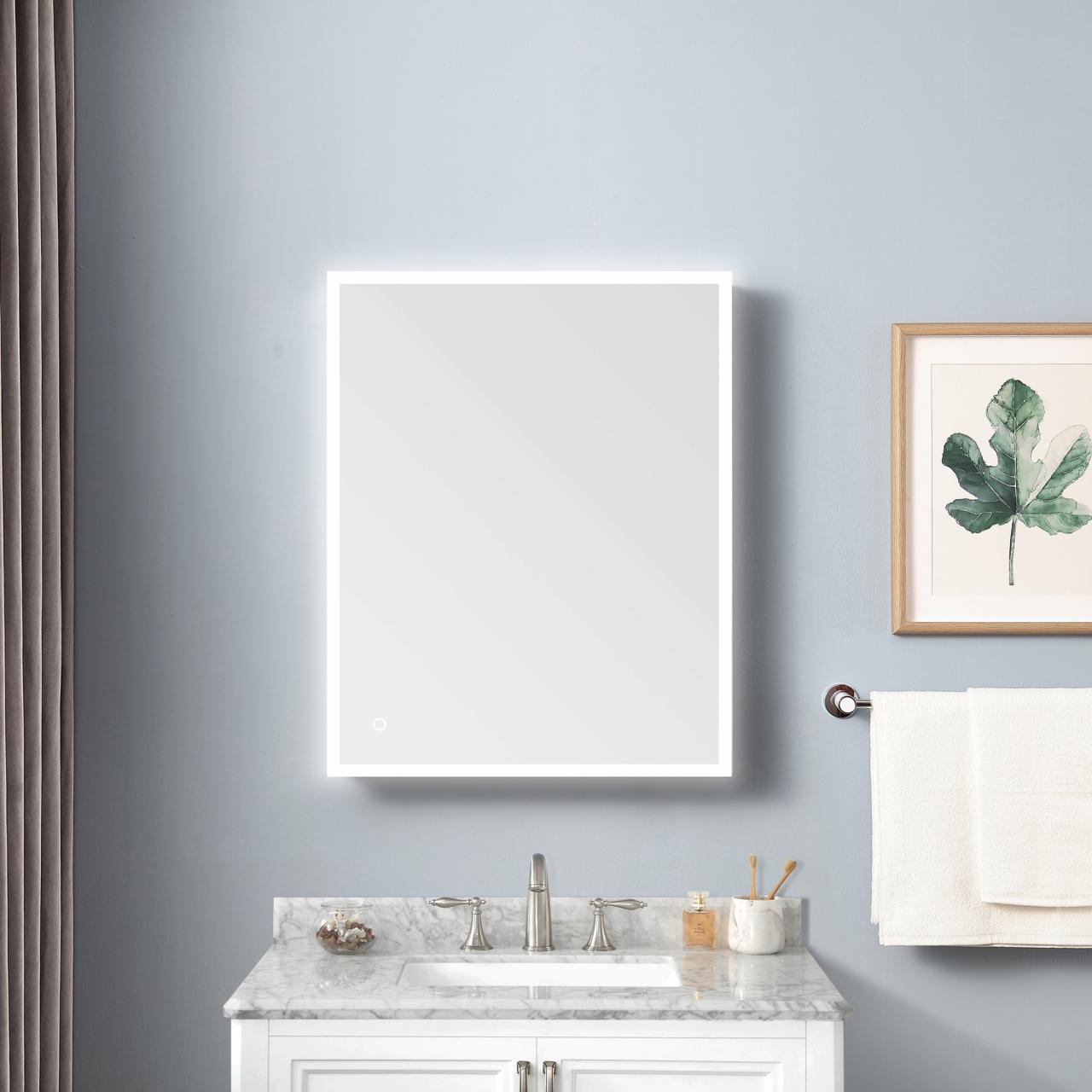 Recessed Bathroom Cabinet With Lights