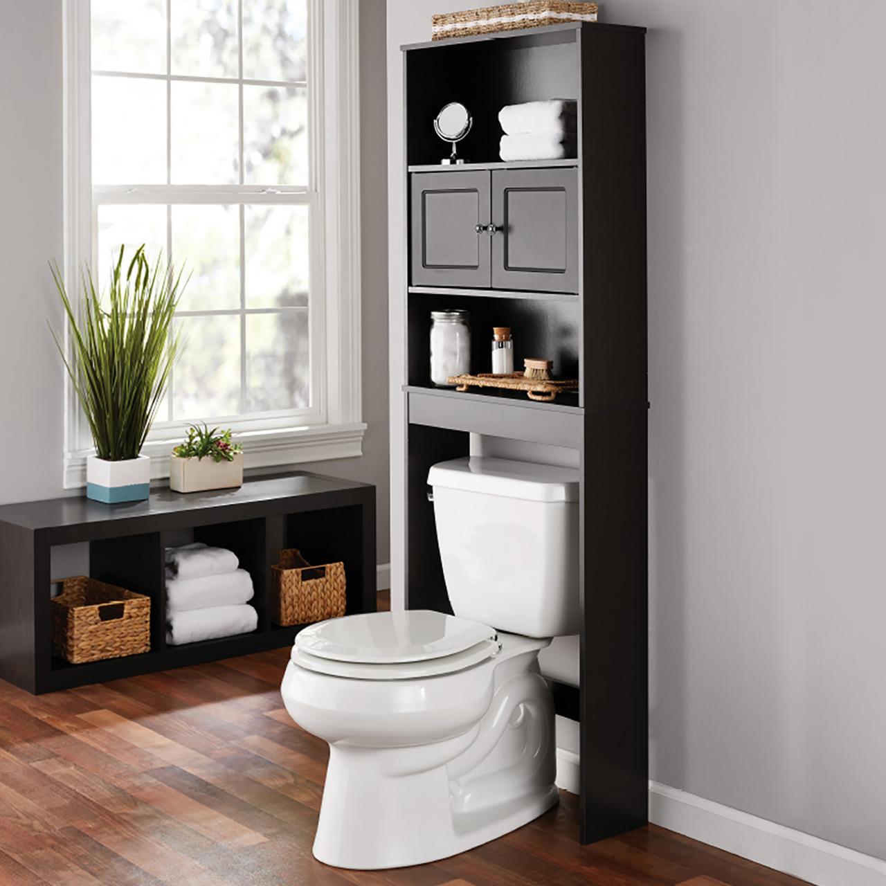 Espresso Shelf for Bathroom