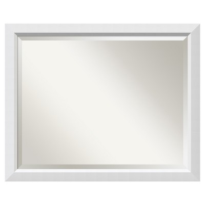 Bathroom Mirror White Wood