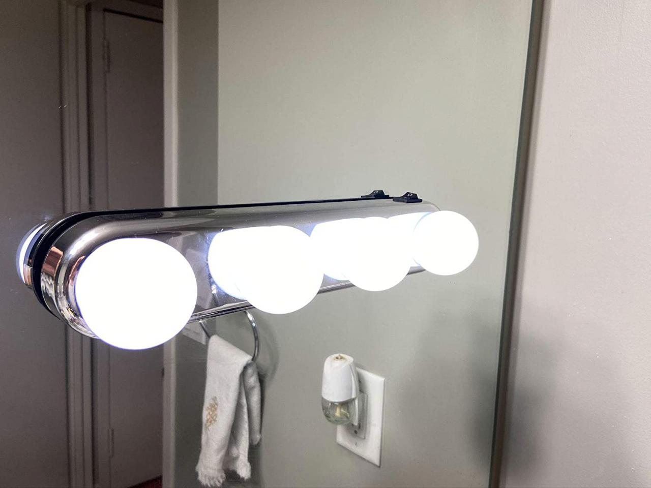 Battery Powered Led Bathroom Lights