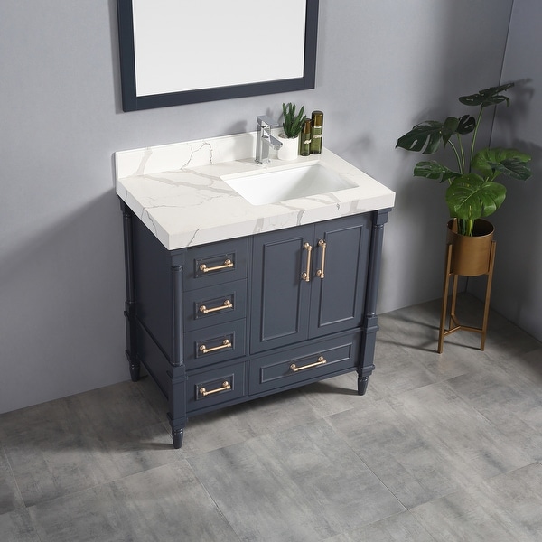 Bathroom Vanity Offset Sink