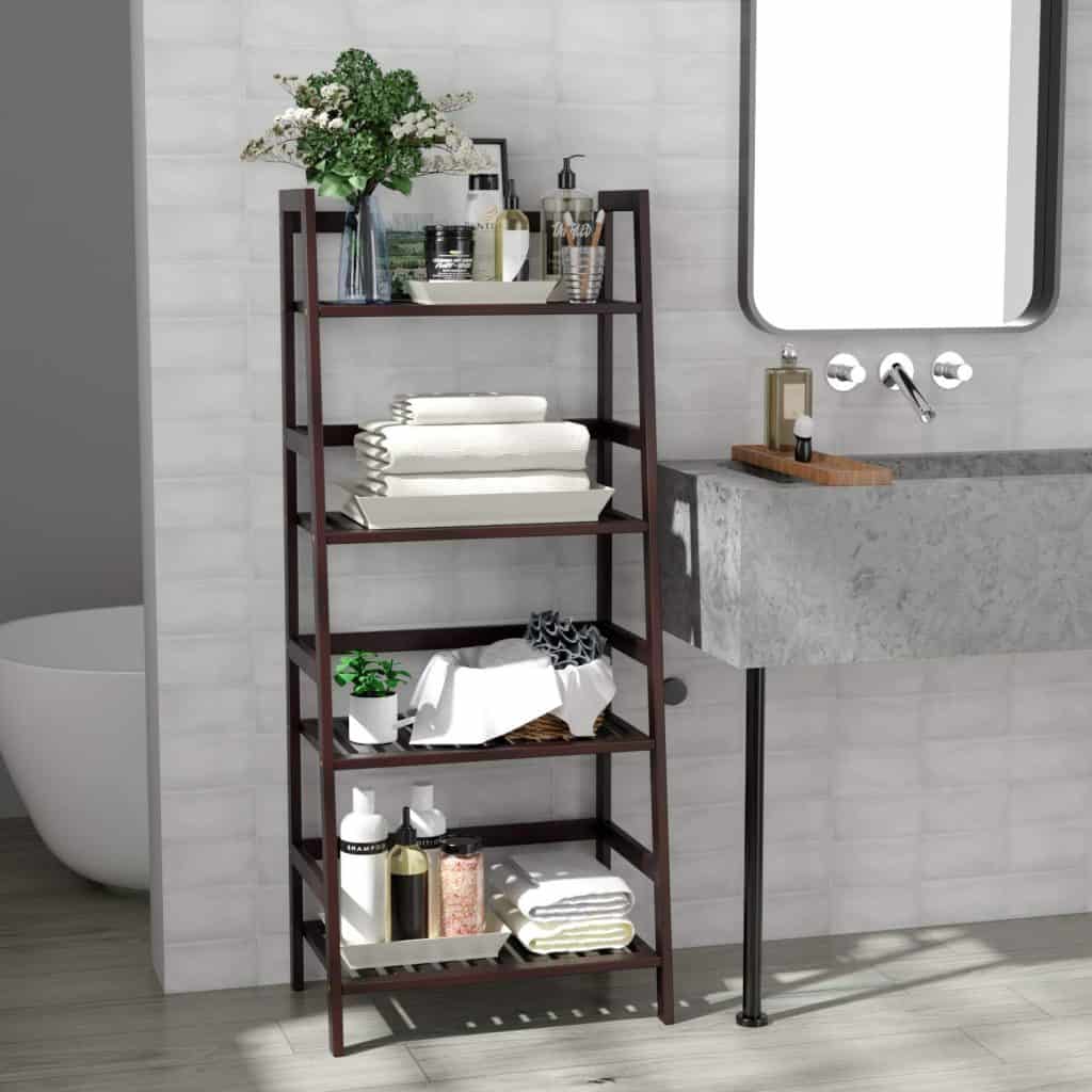 Bathroom Standing Shelf Decor