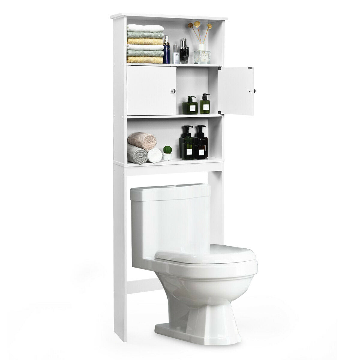 Wooden Bathroom Storage Stand