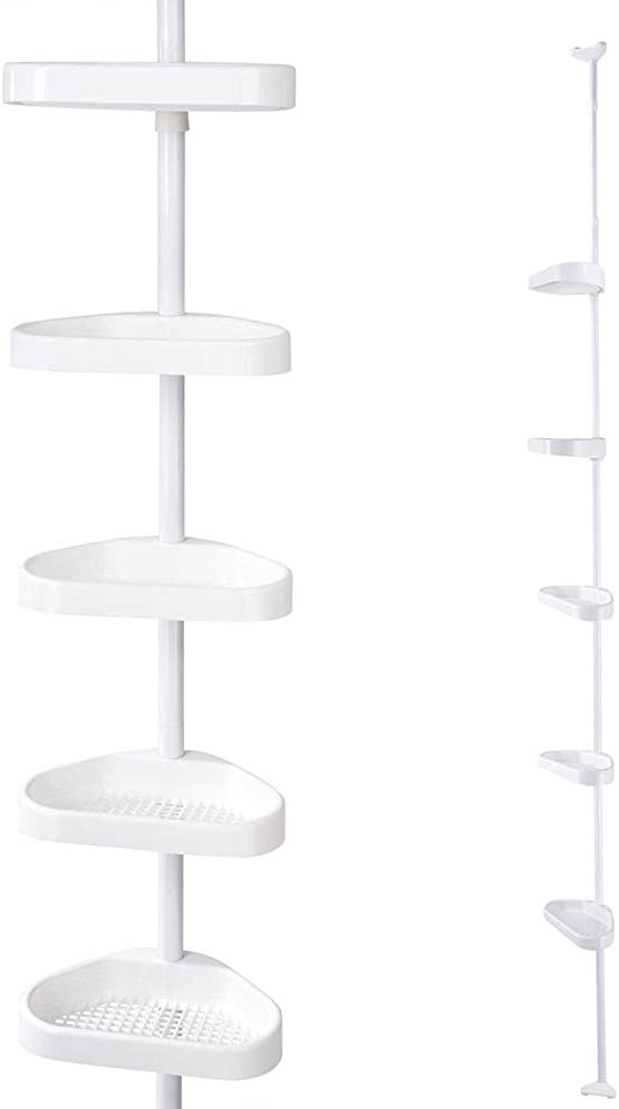 Bathroom Corner Shelf White
