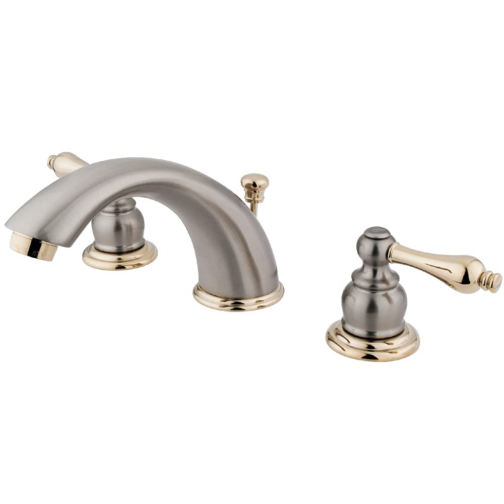Nickel And Brass Bathroom Faucet