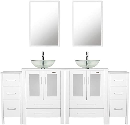 Chrome And Glass Bathroom Cabinet