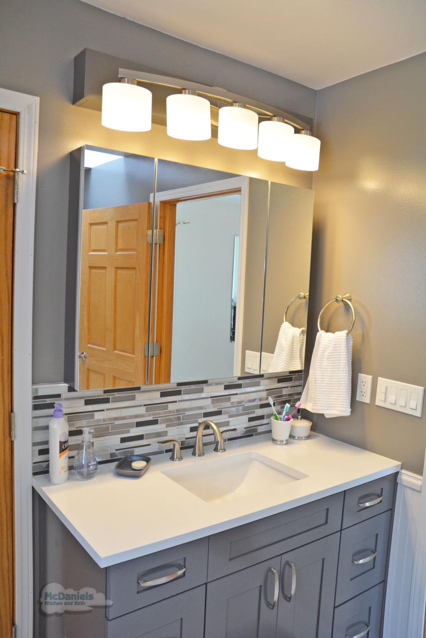 Small Bathroom Tile Backsplash