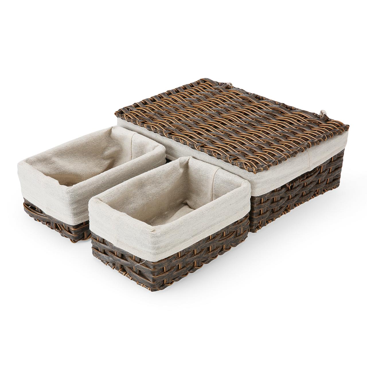 Small Bathroom Storage Baskets With Lids