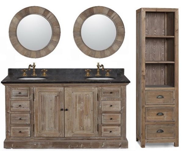 Elbe Rustic Bathroom Vanity