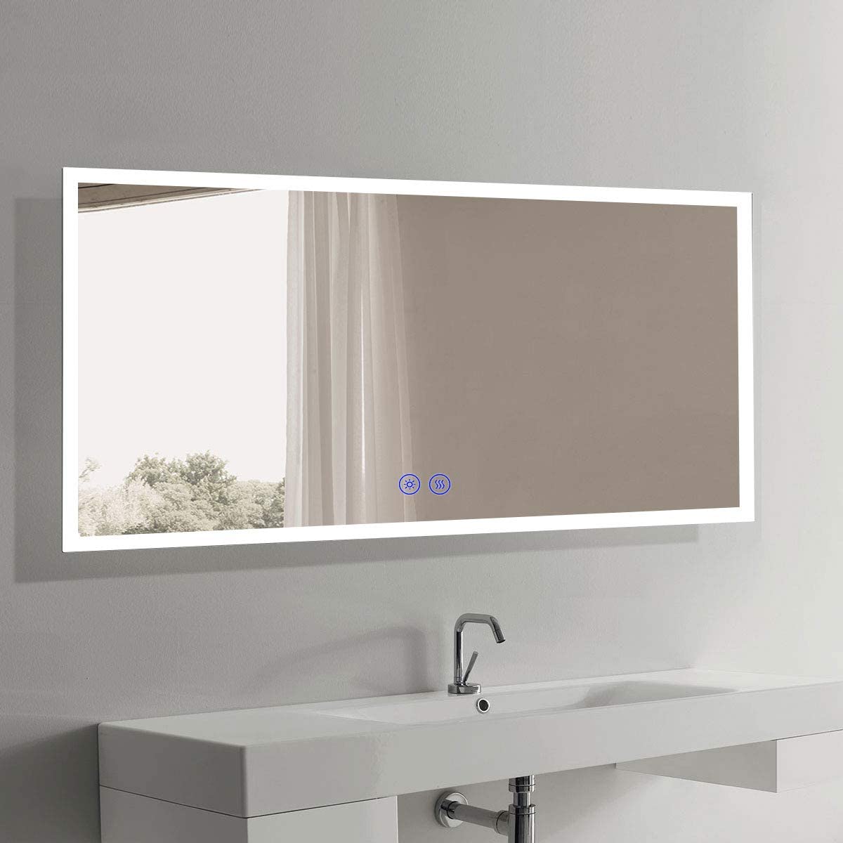 70 Inch Bathroom Mirror