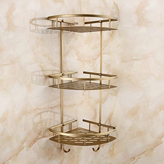 Corner Shelf Bathroom Brass