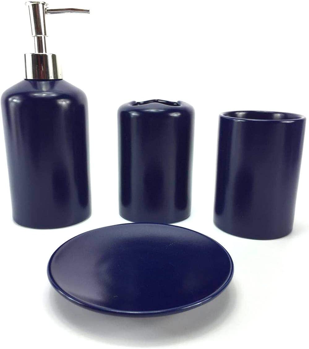 Blue Ceramic Bathroom Accessories