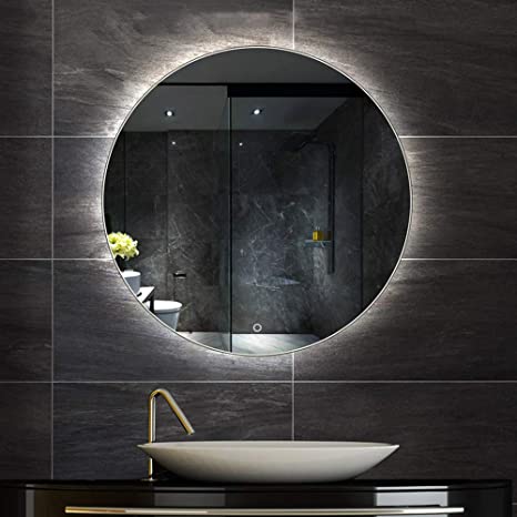 Illuminated Round Bathroom Mirrors