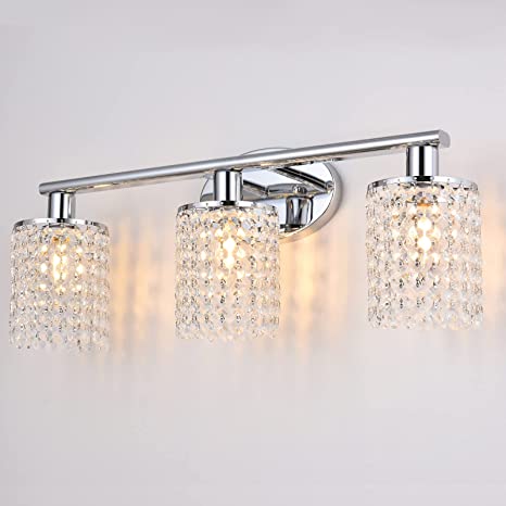 Bathroom Light Fixtures Crystal