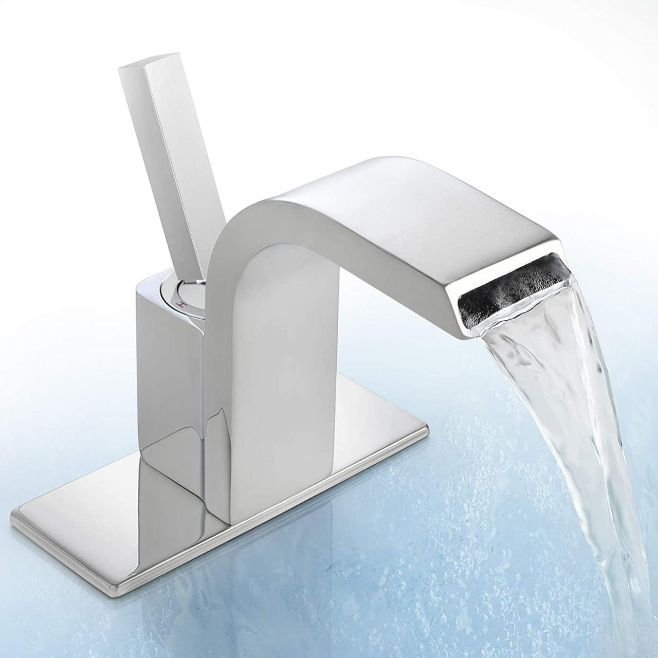 Bathroom Faucets Waterfall Spout