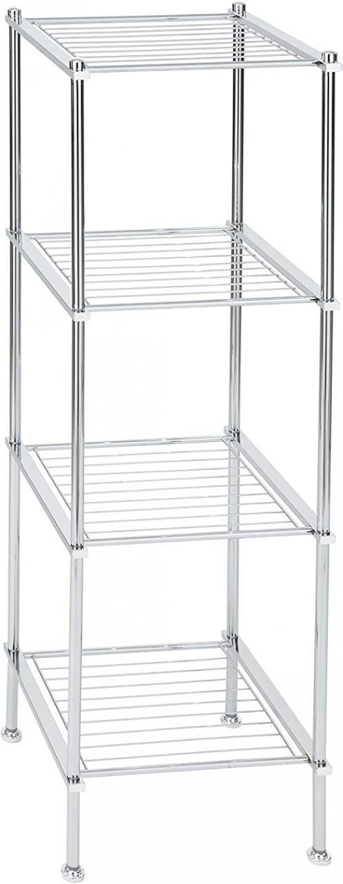Chrome Bathroom Storage