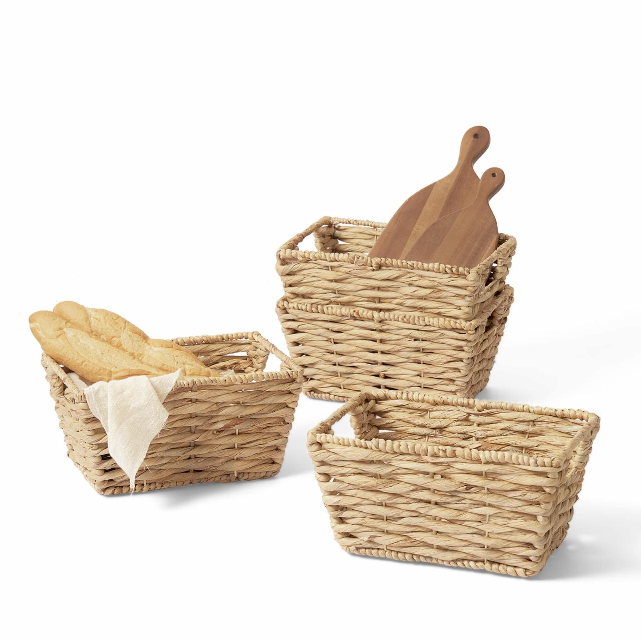 Yellow Bathroom Storage Baskets