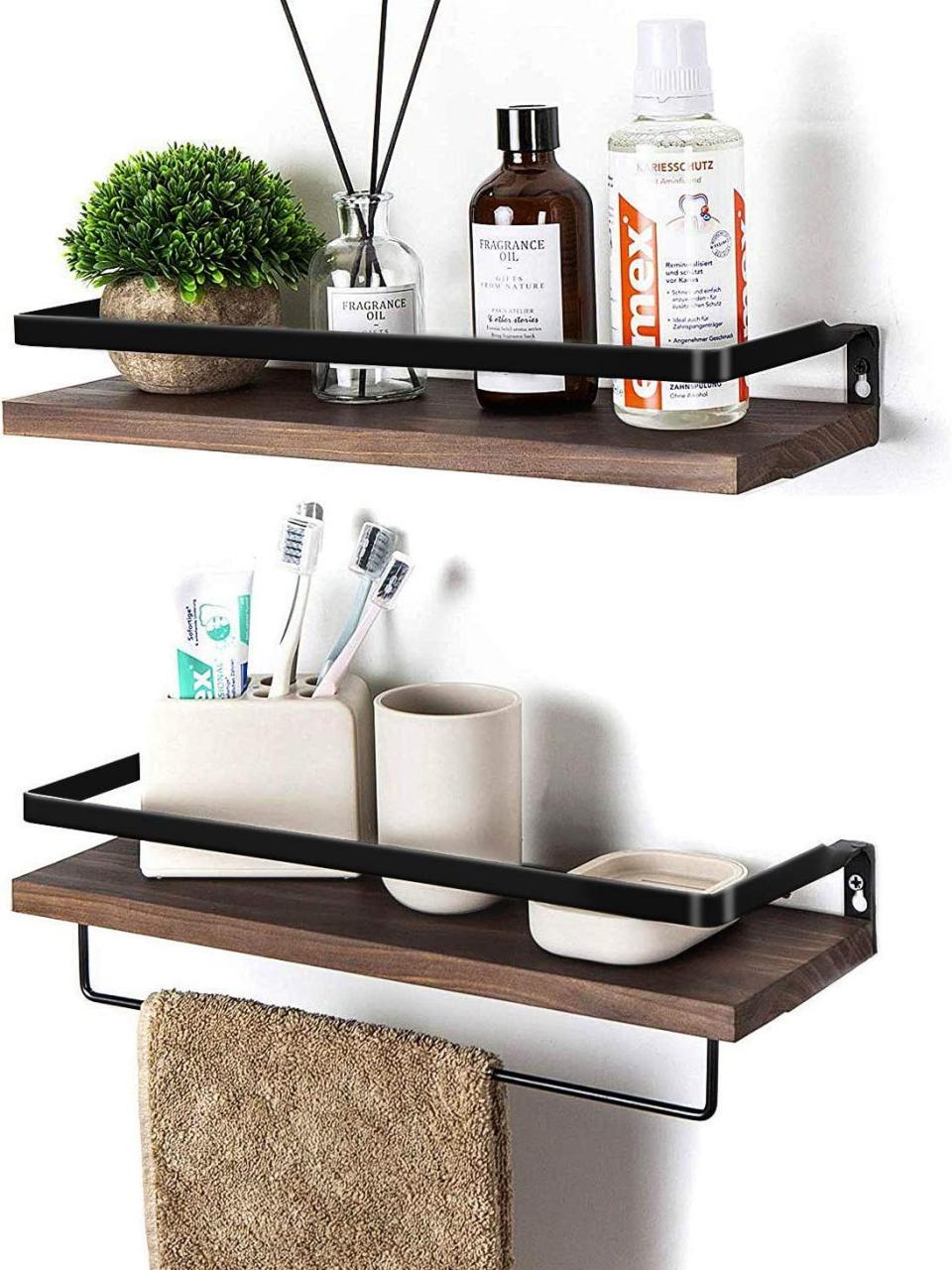 Floating Shelf and Bathroom